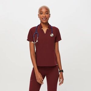 FIGS women's Burgundy Inala